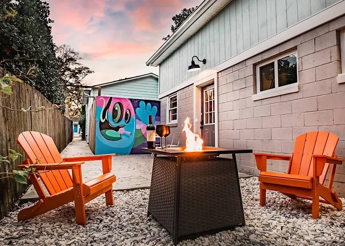 Industrial Loft W Fire Pit Walk To Dining